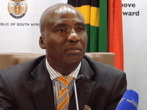 Minister of Transport Joe Maswanganyi