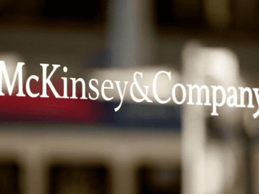 The logo of consulting firm McKinsey + Company is seen at an office building in Zurich, Switzerland September 22, 2016. REUTERS/Arnd Wiegmann