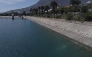 The first water from the Oranjezicht Main Springs Chamber started flowing into the Molteno Reservoir today