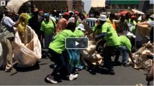 Waste pickers take to the streets