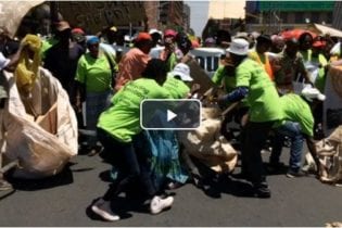 Waste pickers take to the streets