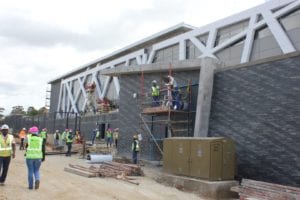 Construction work at the Plettenberg Bay Magistrate’s project