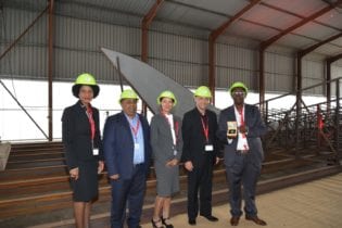Transnet plough tug keel laying ceremony