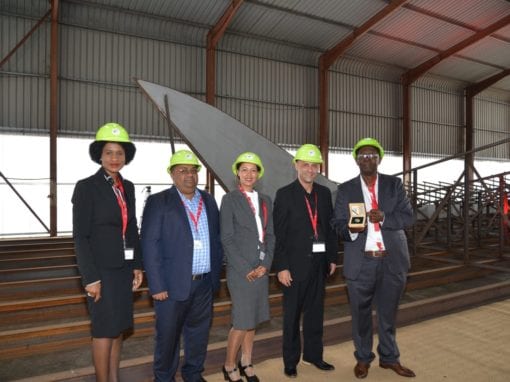 Transnet plough tug keel laying ceremony