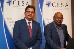 Chris Campbell, CESA CEO with Neresh Pather, President of CESA
