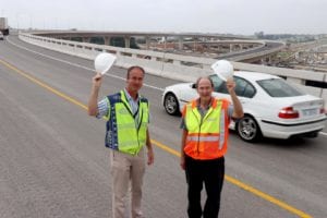 The new ramp at Mt Edgecombe Interchange