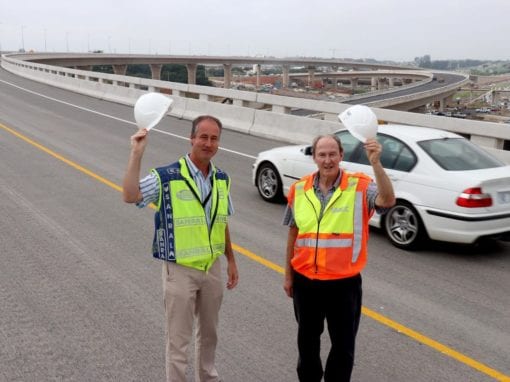 The new ramp at Mt Edgecombe Interchange