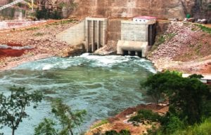 The Laúca Hydroelectric Power Plant, with a power capacity of 2,057 MW, is the largest in Africa (courtesy of Odebrecht)