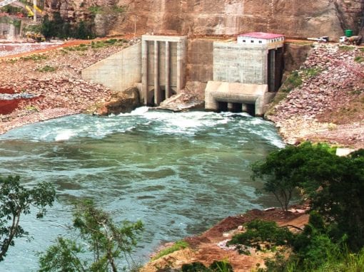 The Laúca Hydroelectric Power Plant, with a power capacity of 2,057 MW, is the largest in Africa (courtesy of Odebrecht)