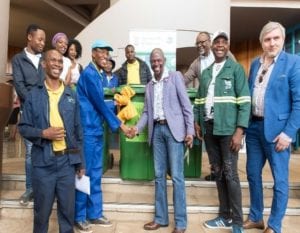 The launch of the recycling initiative at Tshwane South College, ODI Campus