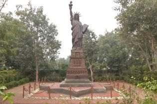 Statue of Liberty Seven Wonders of the World Park. Photo Credit: ANI Twitter