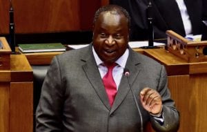 Finance Minister Tito Mboweni