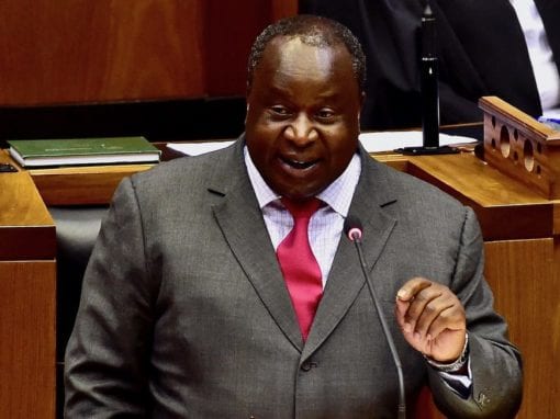 Finance Minister Tito Mboweni