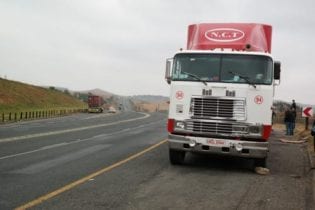 Truck on the N3