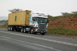 Truck on the N3