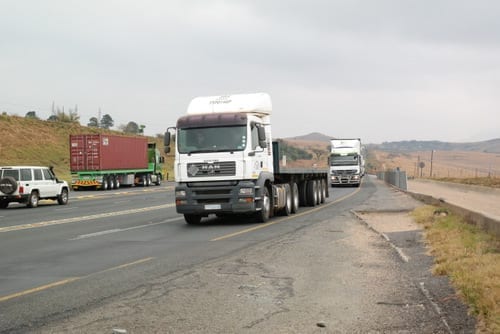 Truck on the N3