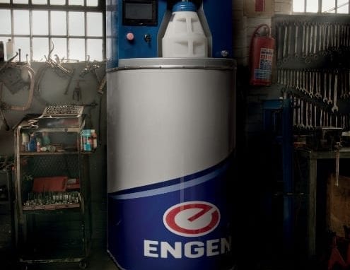 Engen oil on tap image