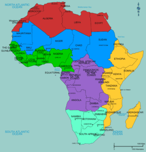 African map image