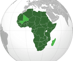 African continent image