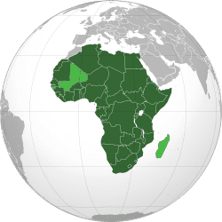 African continent image