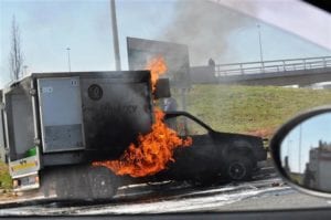 Burning Truck