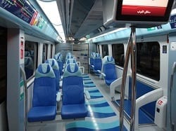 Train interior