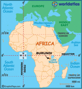 Burundi map