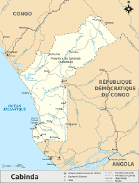 Cabinda map