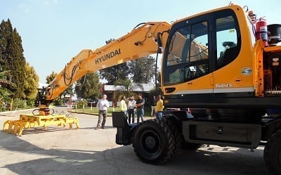 Hyundai excavator