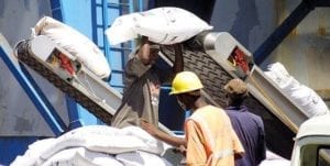 Fertilizer discharge at Kenya Mombasa Port