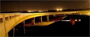 Freeway at night image