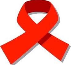 HIV and AIDS ribbon