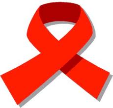 HIV and AIDS ribbon