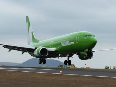 Kulula plane takes off