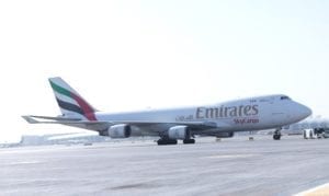 Emirates skycargo plane image