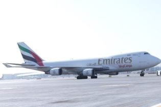 Emirates skycargo plane image