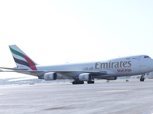 Emirates skycargo plane image