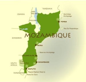 Mozambique map image