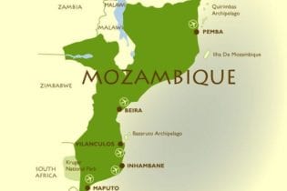 Mozambique map image