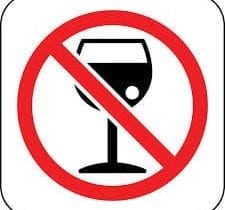 No drinking sign image