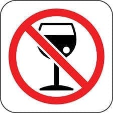 No drinking sign image