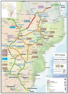 North-South Corridor map image