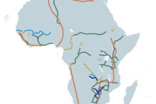 Africa corridors map image