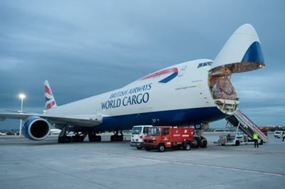 British Airways plane image