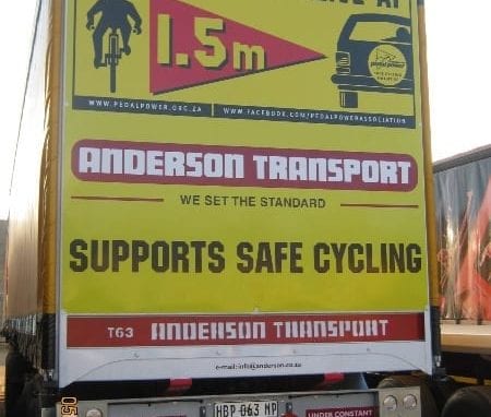 Safe cycling campaign branding image