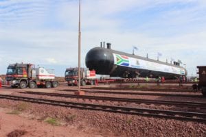 Saldanha Terminal-600 ton gas tanker