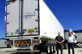 Serco semi-refrigerated trailer