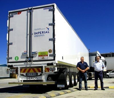 Serco semi-refrigerated trailer