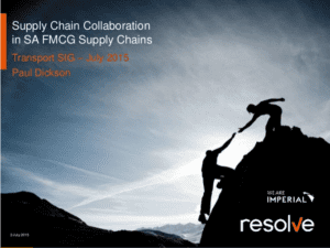 Supply chain collaboration