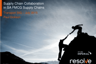 Supply chain collaboration